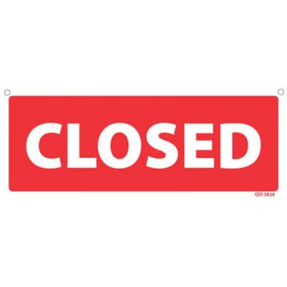 Open Closed Double Sided Sign