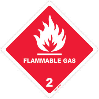 Flammable Gas 2 250mm x 250mm