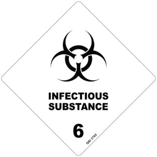 Infectious Substance 250mm x 250mm