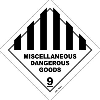 Miscellaneous Dangerous Goods 250mm x 250mm