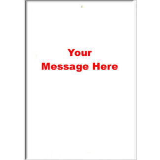 Custom Blank Portrait Style Specify Your Own Message