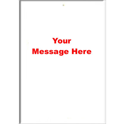 Custom Blank Portrait Style Specify Your Own Message